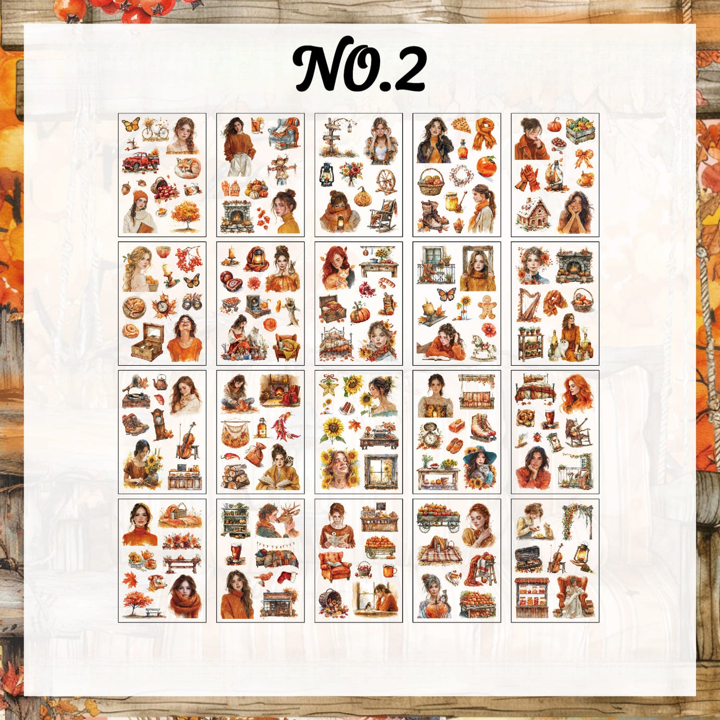 Four Seasons Character Sticker Book