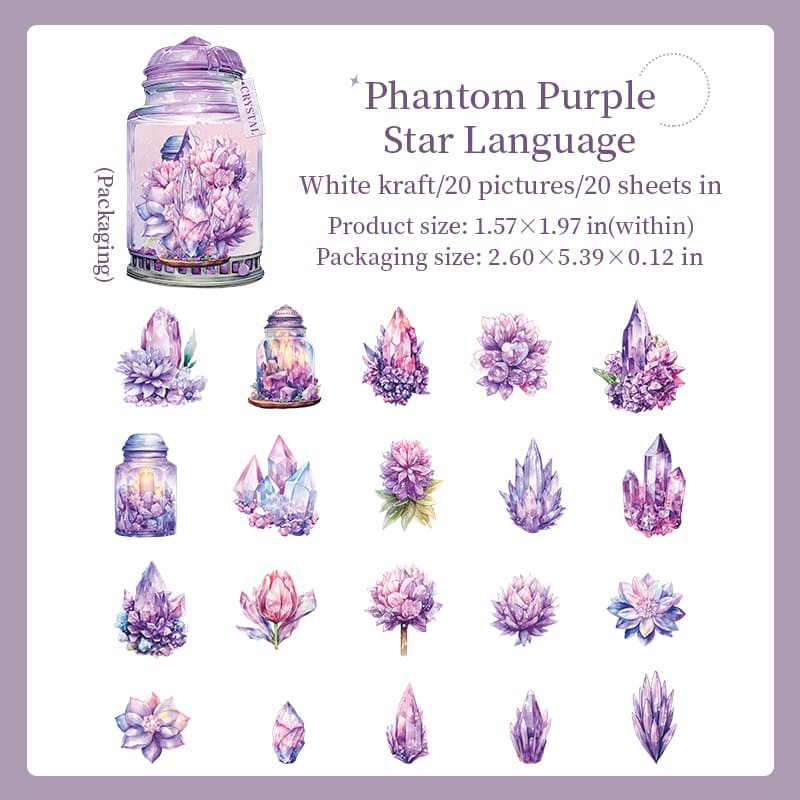 Crystal Theme Stickers