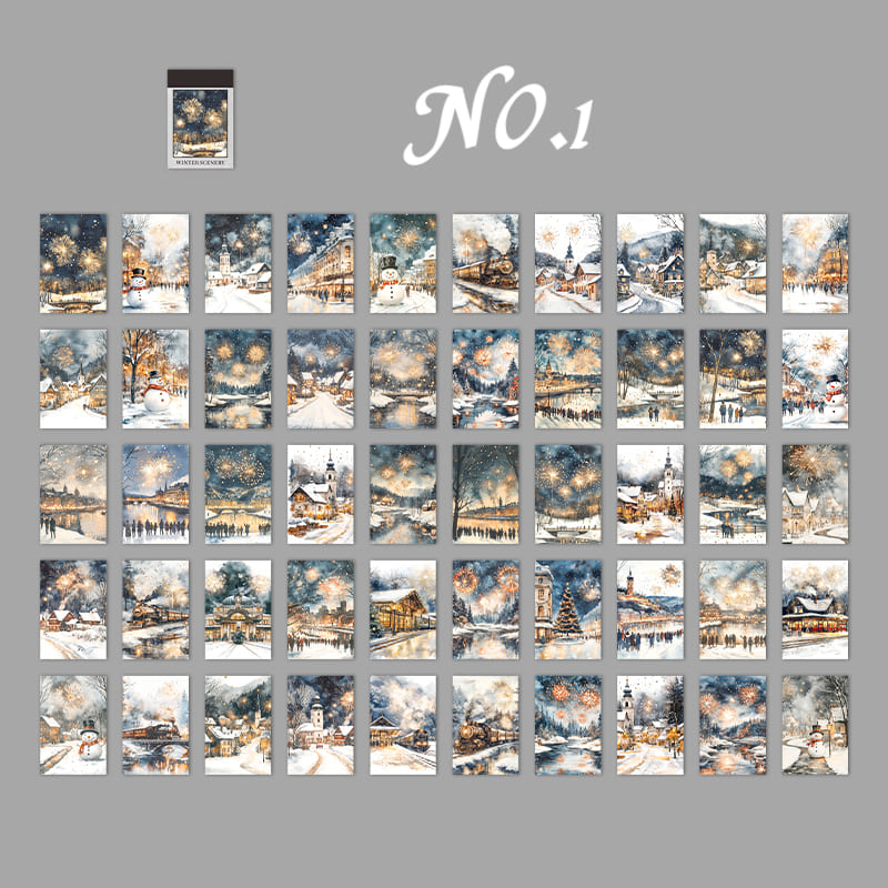 Winter Scenery Sticker