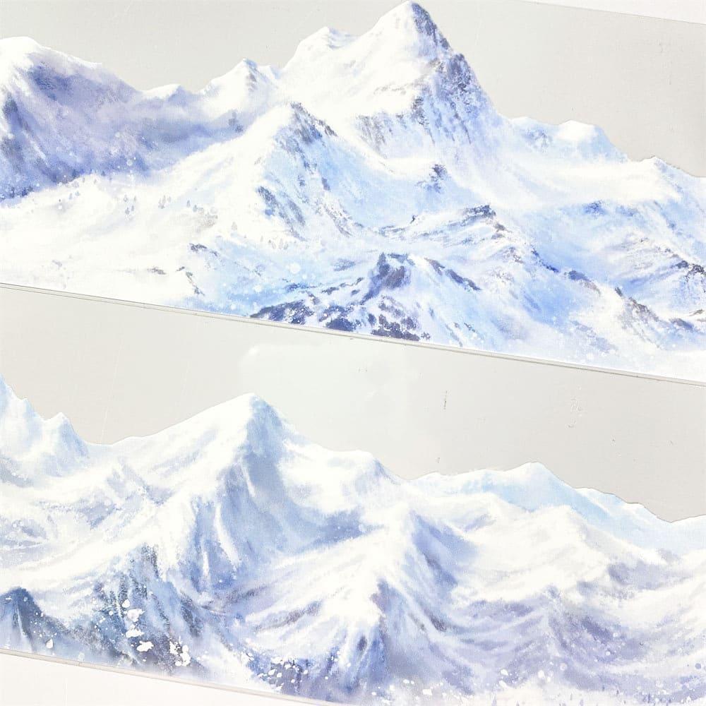 Snowy Mountain RangeOne Cycle  PET Tape