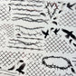 Die-Cut Thorn Pattern PET Tape -  One Cycle