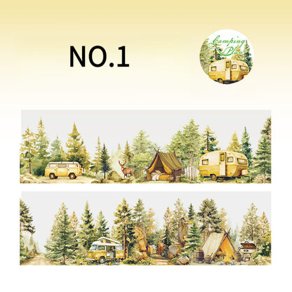 Camping Theme PET Tape