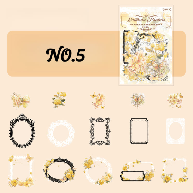 Vintage Lace Border Sticker Pack