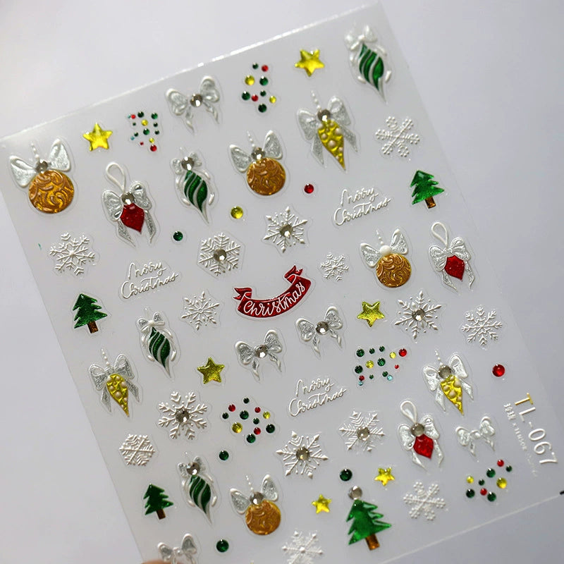 Christmas Theme Mini Decor Stickers