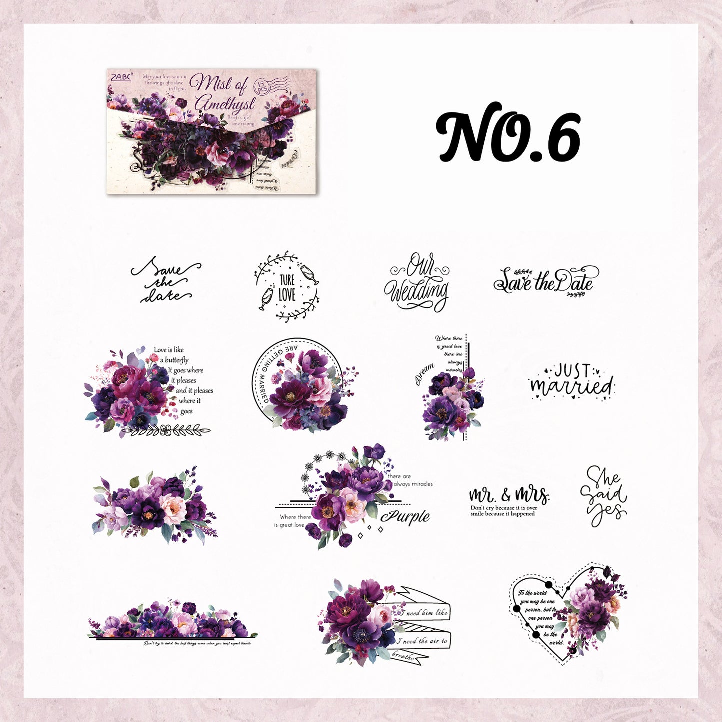 Blooming Floral Sticker Pack