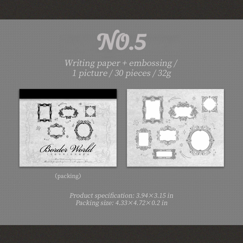 Frame Notes - Vintage Border Memo Pads