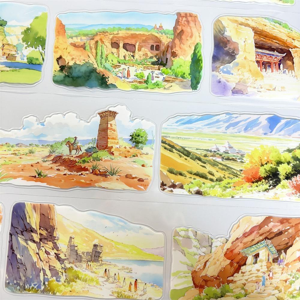 Die-Cut One Loop Scenic Series PET Tape