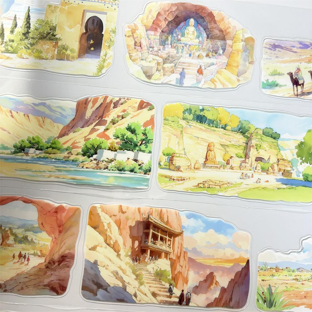 Die-Cut One Loop Scenic Series PET Tape