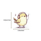50PCS Cartoon Animal Line Art Doodle Stickers