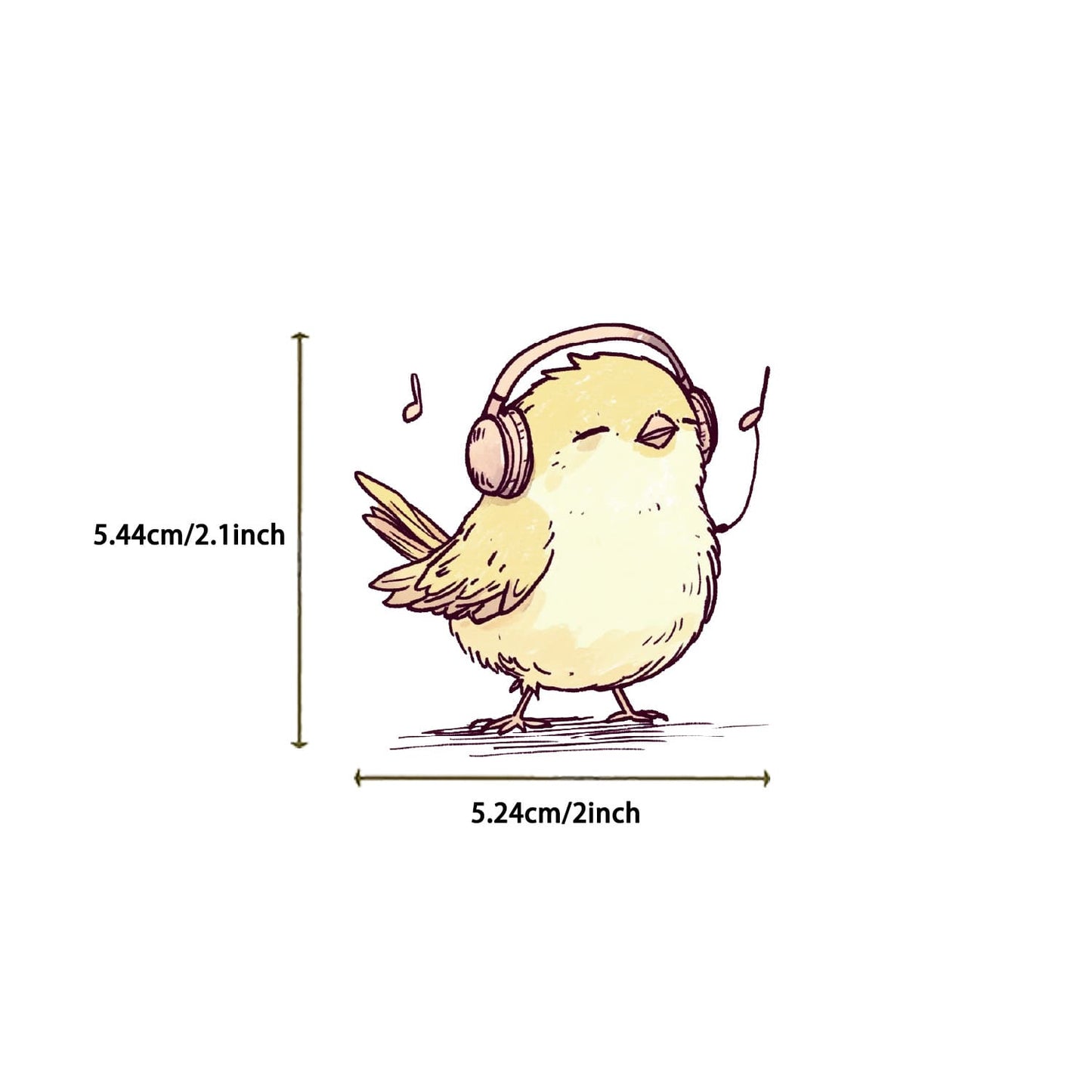 50PCS Cartoon Animal Line Art Doodle Stickers