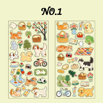 Daily Cute Stickers - for Journal Decoration