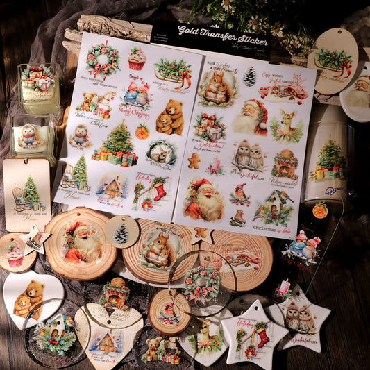 Christmas Theme Transfer Sticker