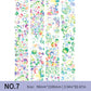 One Cycle PET Tape - green watercolor bubble