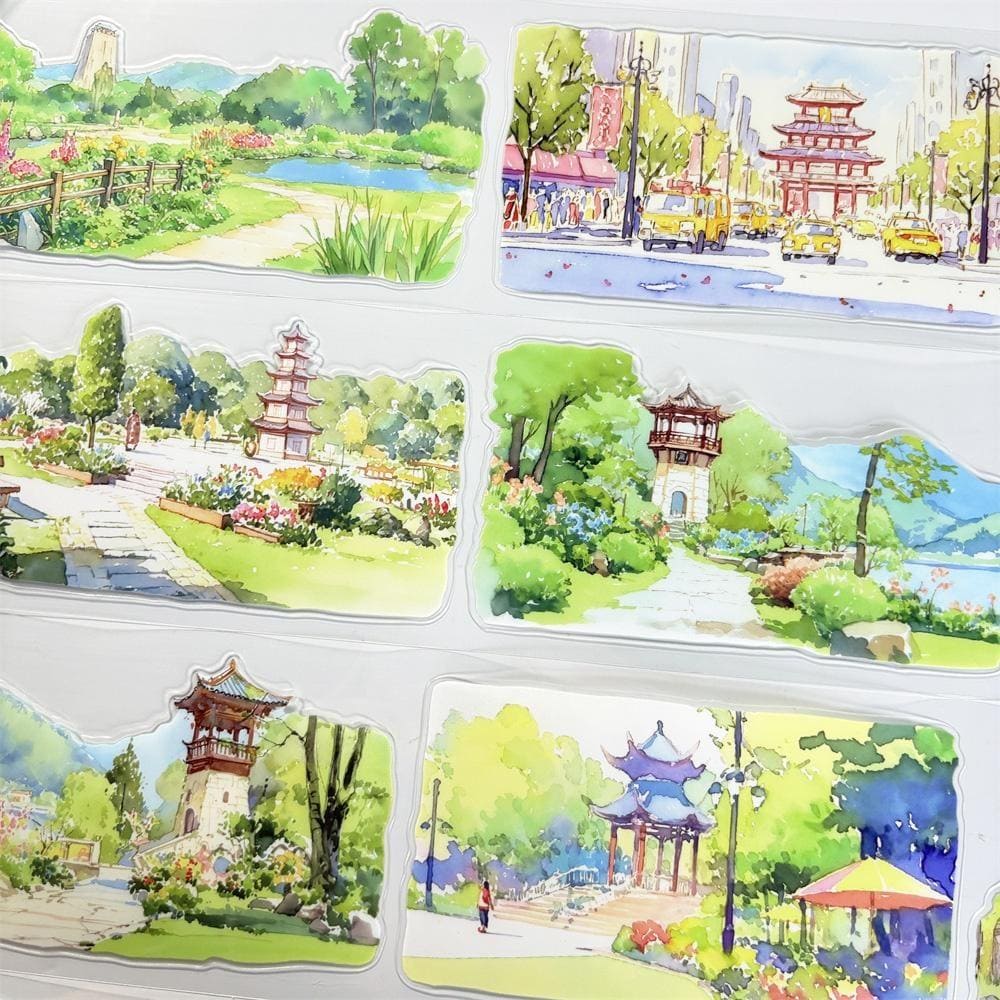 Die-Cut One Loop Scenic Series PET Tape