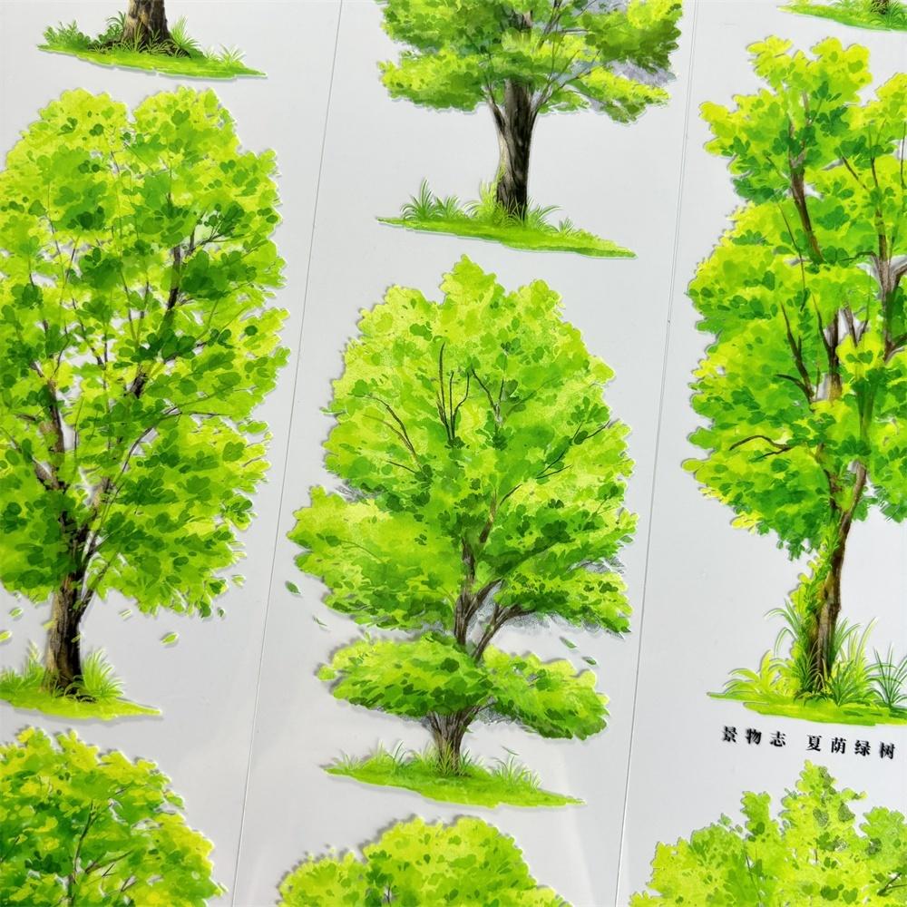 Lush Summer Trees One Cycle PET Tape