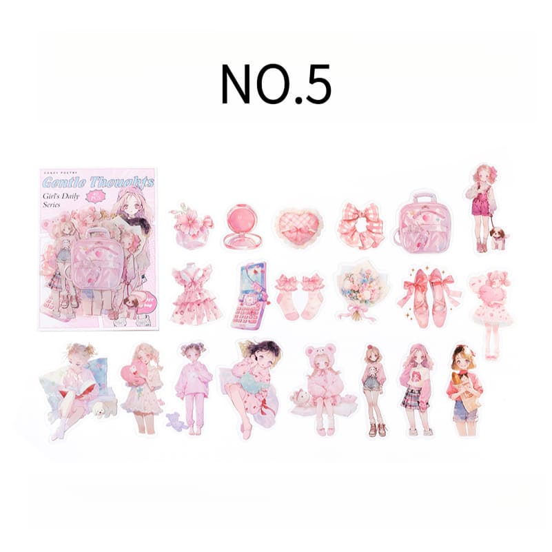 Daily Life for Girls Sticker Series