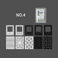 Black and White Lace Border