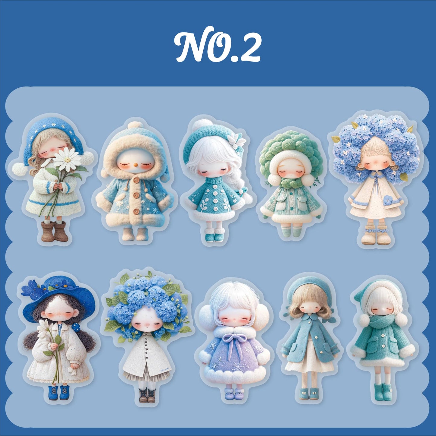 Cute Characters Sticker Pack