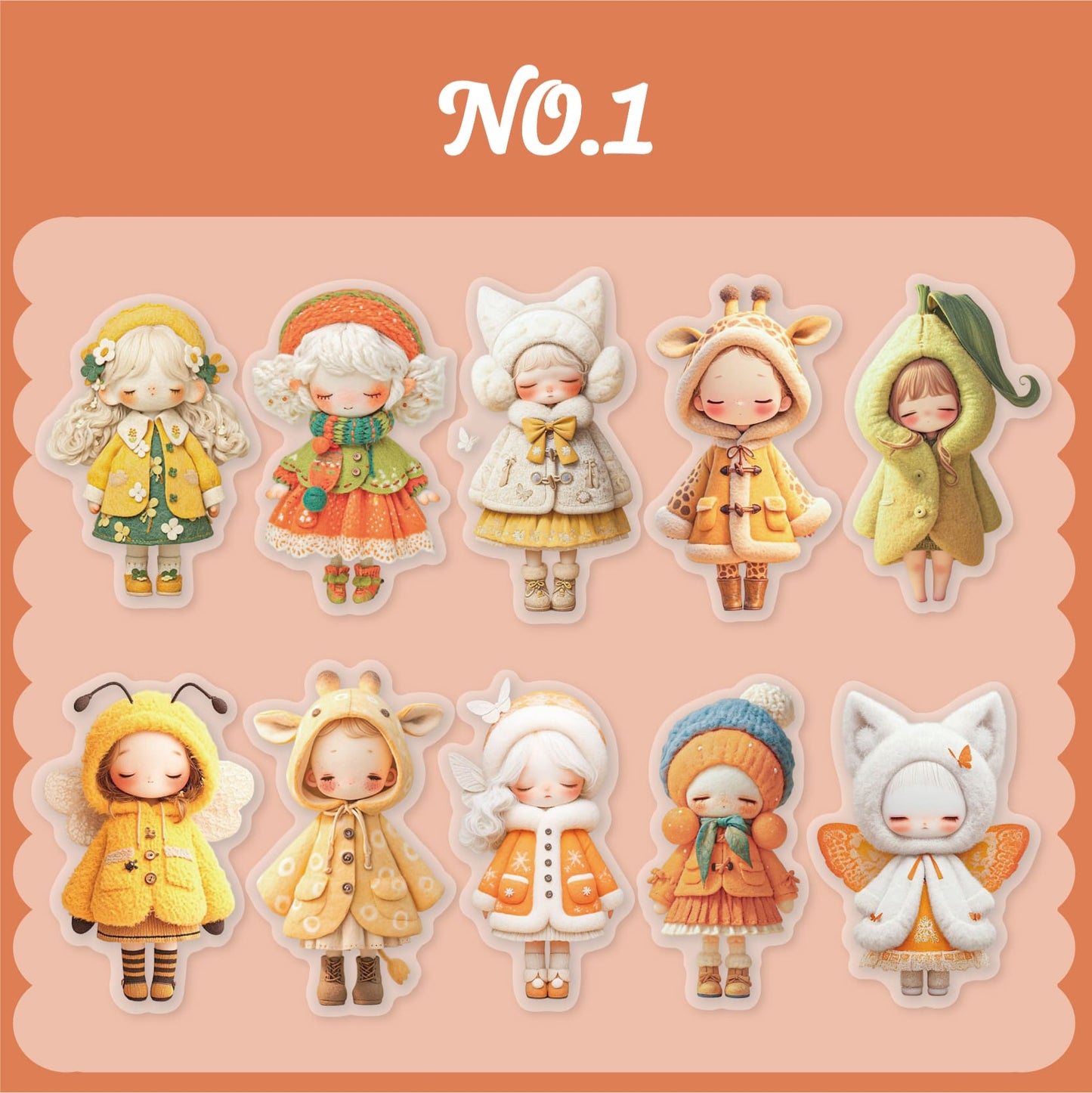 Cute Characters Sticker Pack