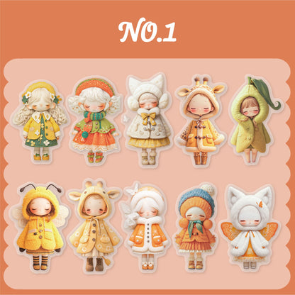 Cute Characters Sticker Pack