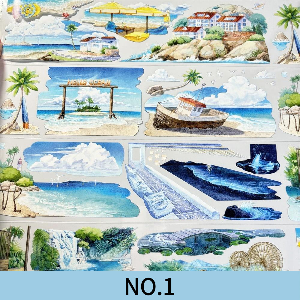 Seaside Collection PET Tape(One Cycle)