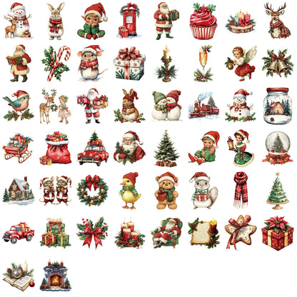 50 Christmas Stickers Pack