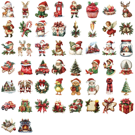 50 Christmas Stickers Pack