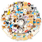 Cute hand-drawn dog stickers pack – 56PCS journaling set