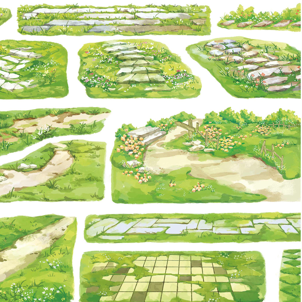 Garden Theme One Cycle PET Tape