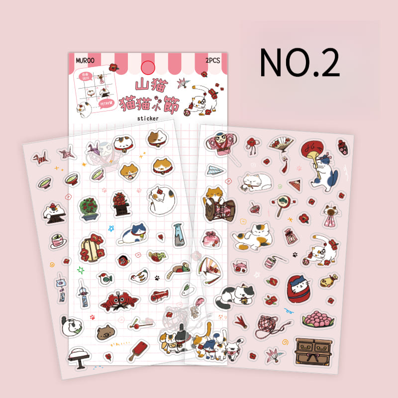 Cute Cat Sticker Pack