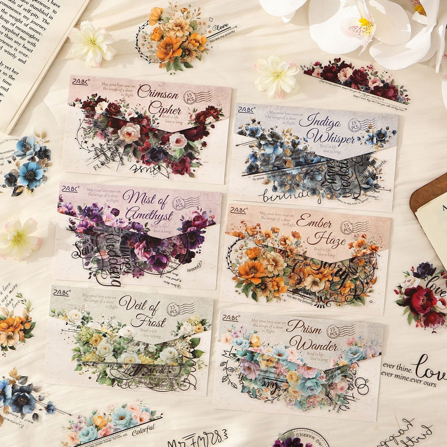 Blooming Floral Sticker Pack