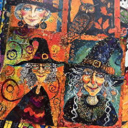Magic Halloween Theme Scrapbook Paper