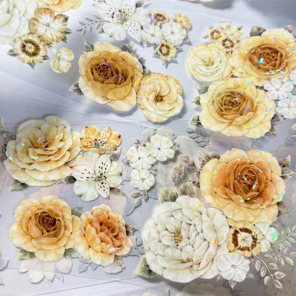 One Cycle Yellow Rose PET Tape