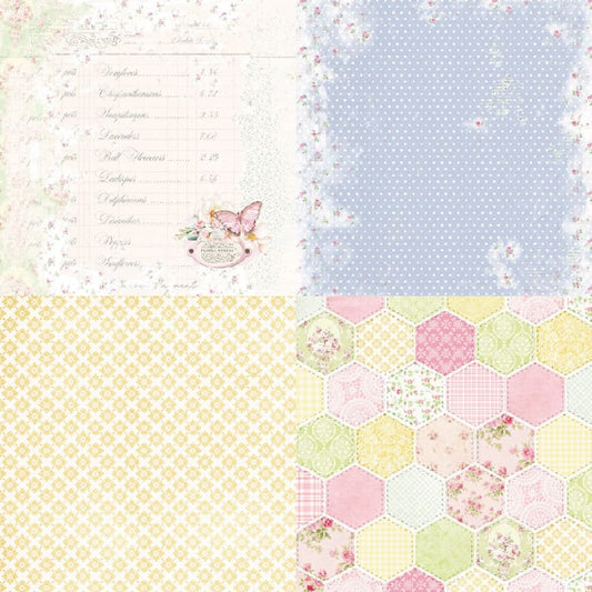 24PCS Spring Atmosphere Scrapbook Paper