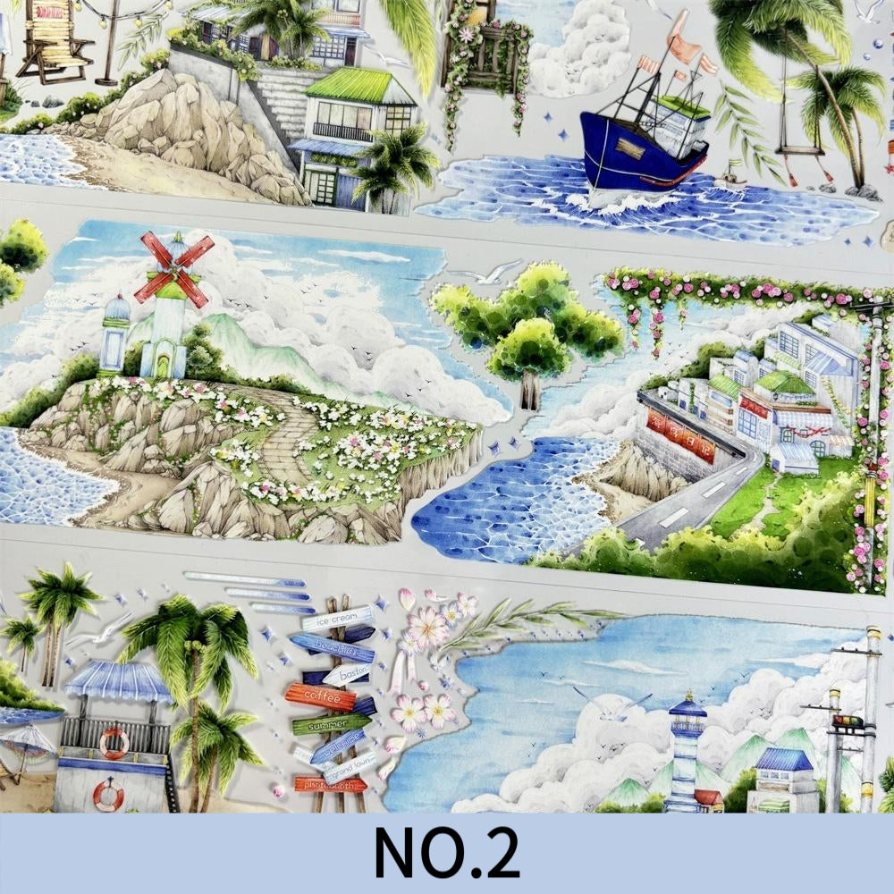 Seaside Collection PET Tape(One Cycle)