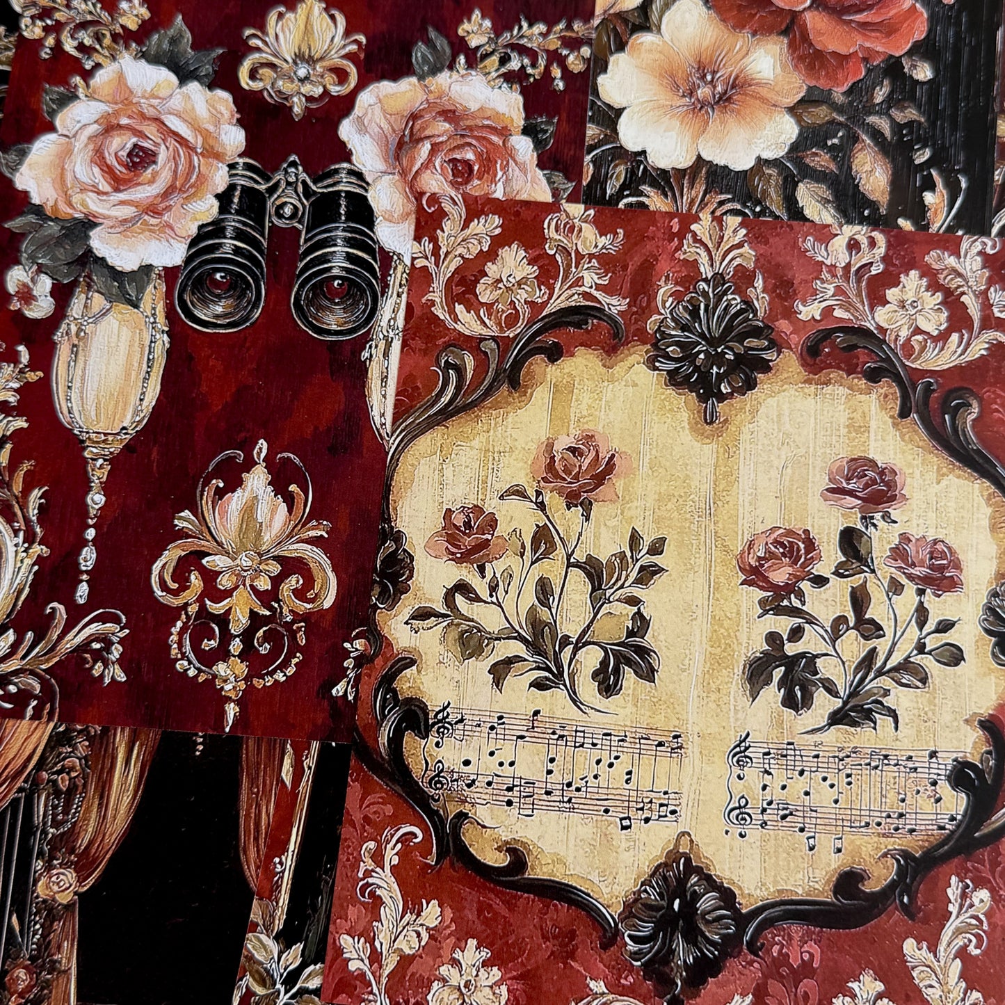 Court Opera Scrapbook Paper