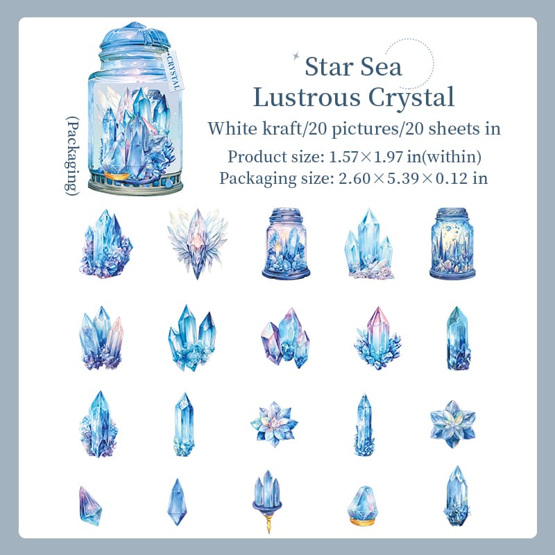 Crystal Theme Stickers