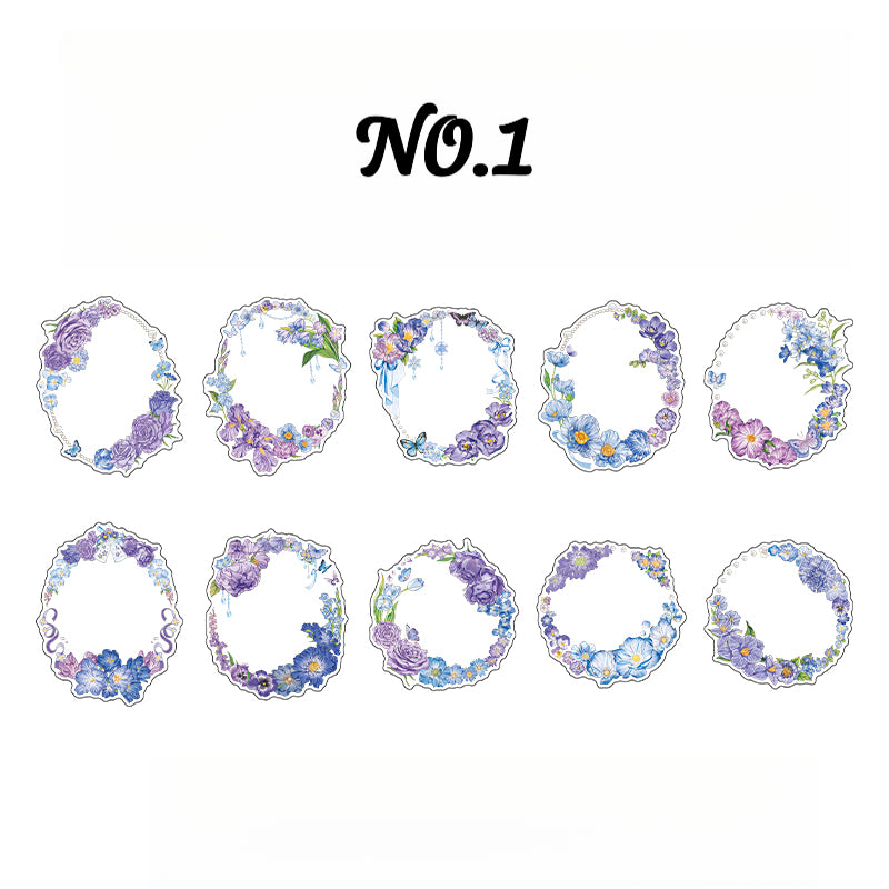 Floral Wreath Sticker Pack