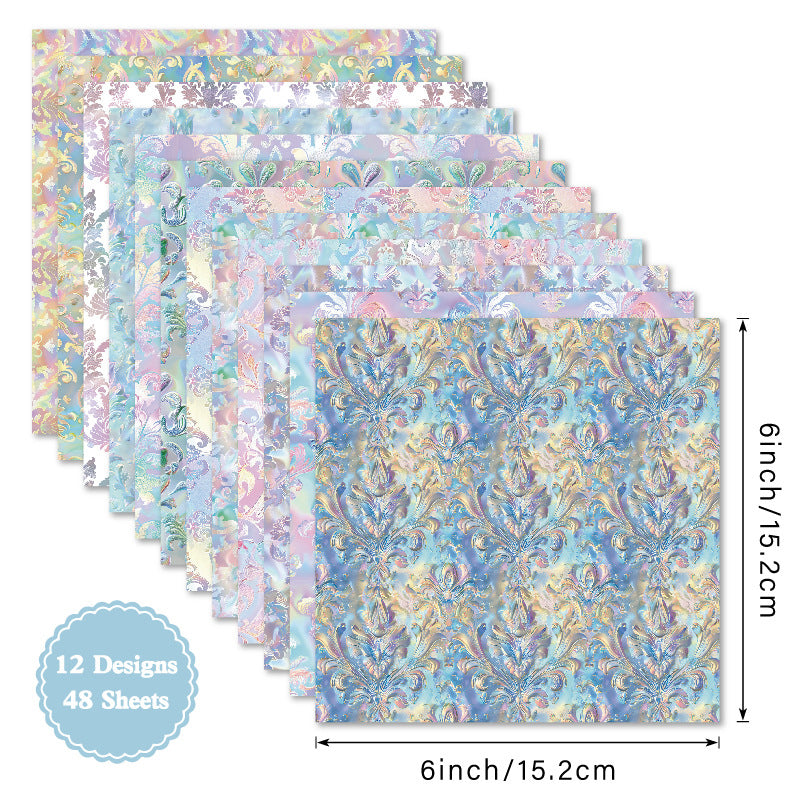 48PCS Dreamscape Scrapbook Paper Pack