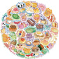 50PCS Dessert & Food Series Stickers