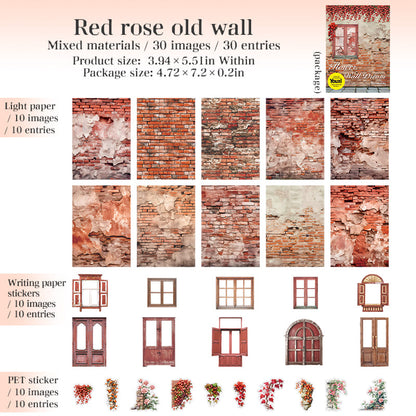 Flower Wall Theme Paper Kit