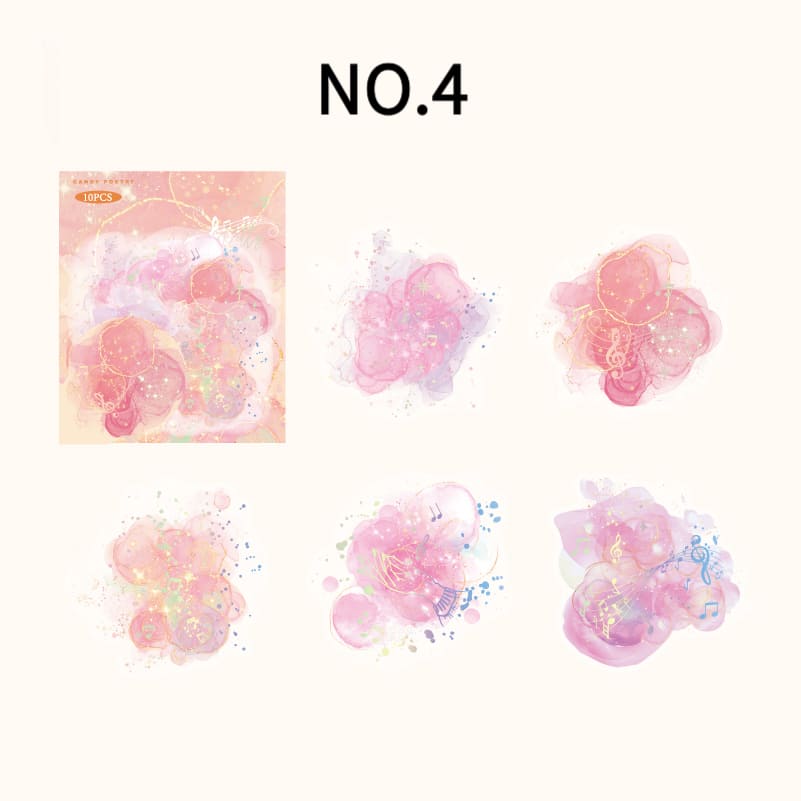 Watercolor Wash Stickers