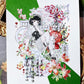 6cm*5m Die-Cut Red Flower Tape