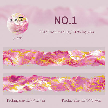 Ombre Color & Foil PET Tape