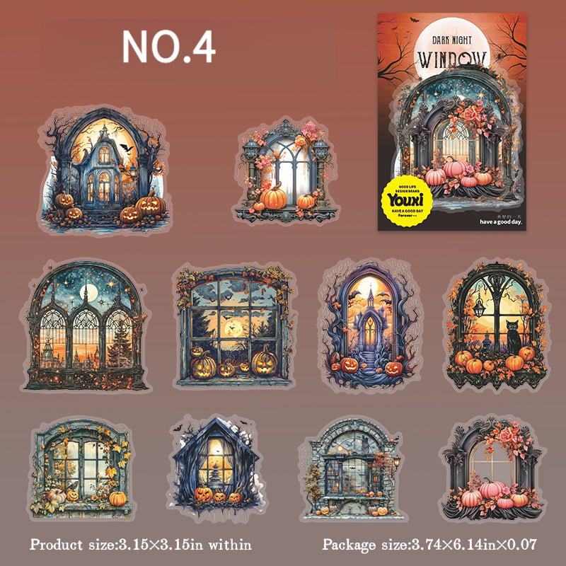 Halloween Window Theme Sticker Pack