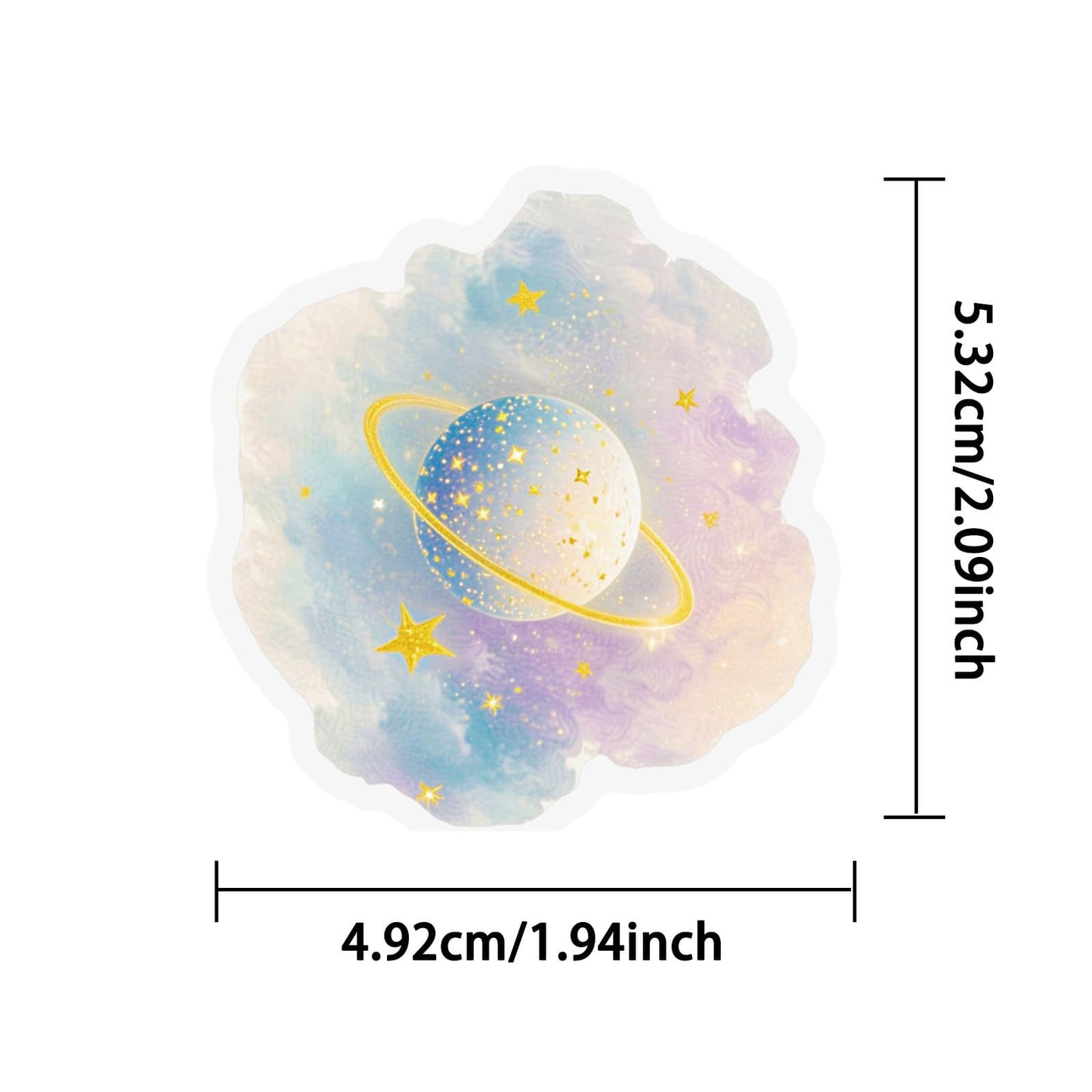 56PCS Dreamy Planet Stickers Pack