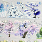 One Cycle Trees Through the Seasons PET Tape