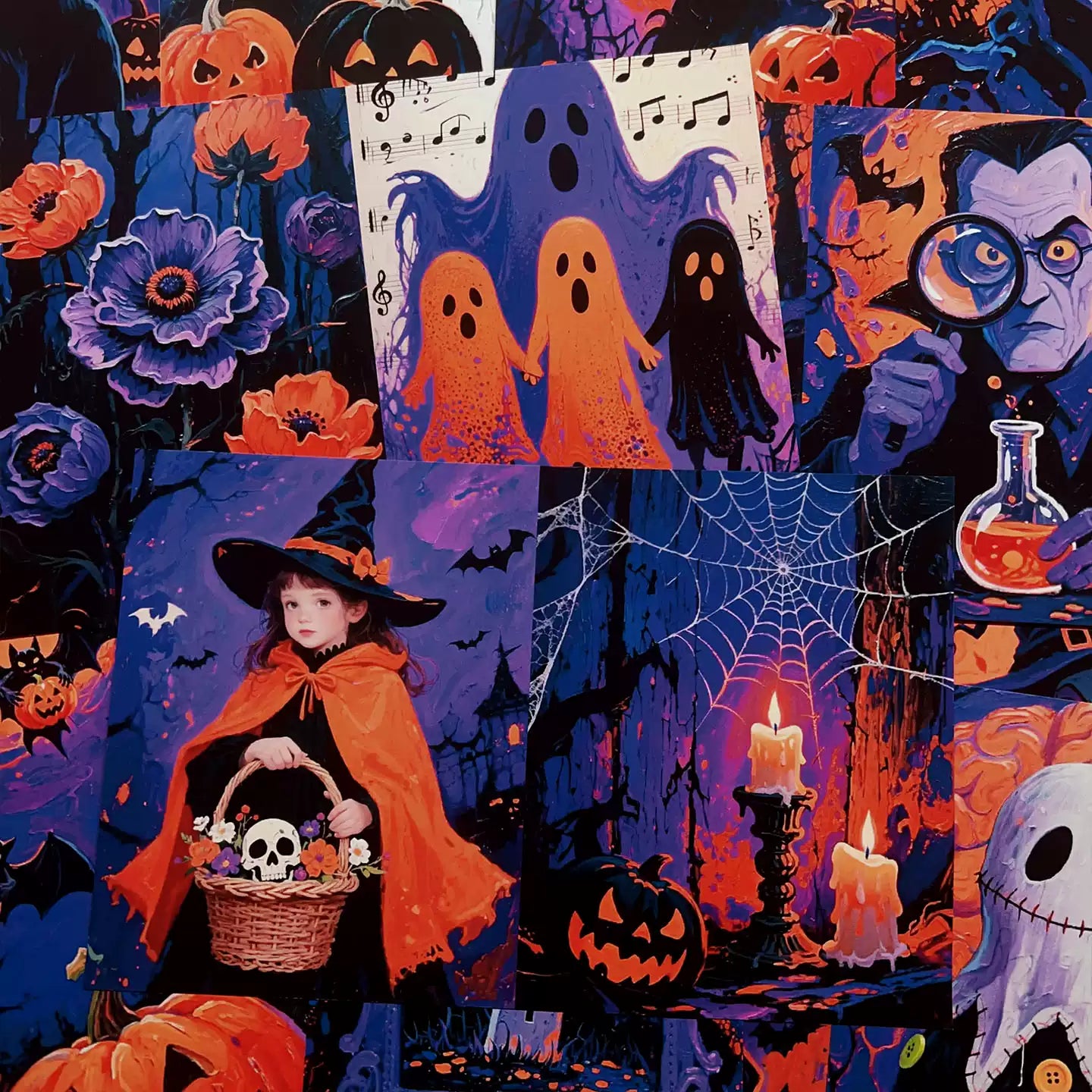 Halloween-Themed Journaling Paper
