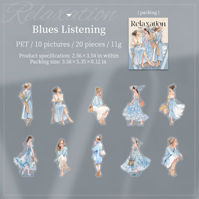 People PET Stickers