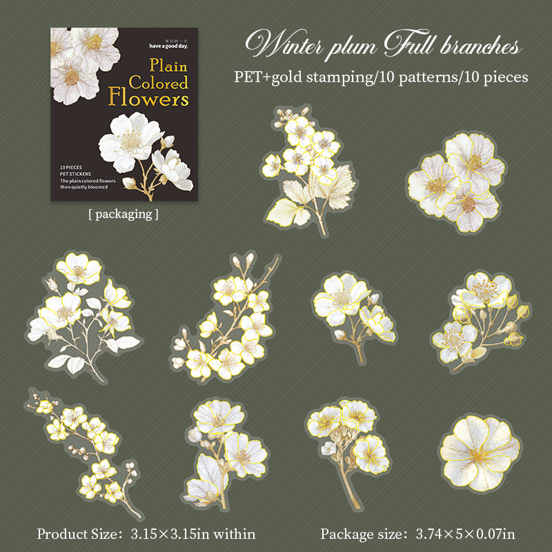 Floral Themed Stickers